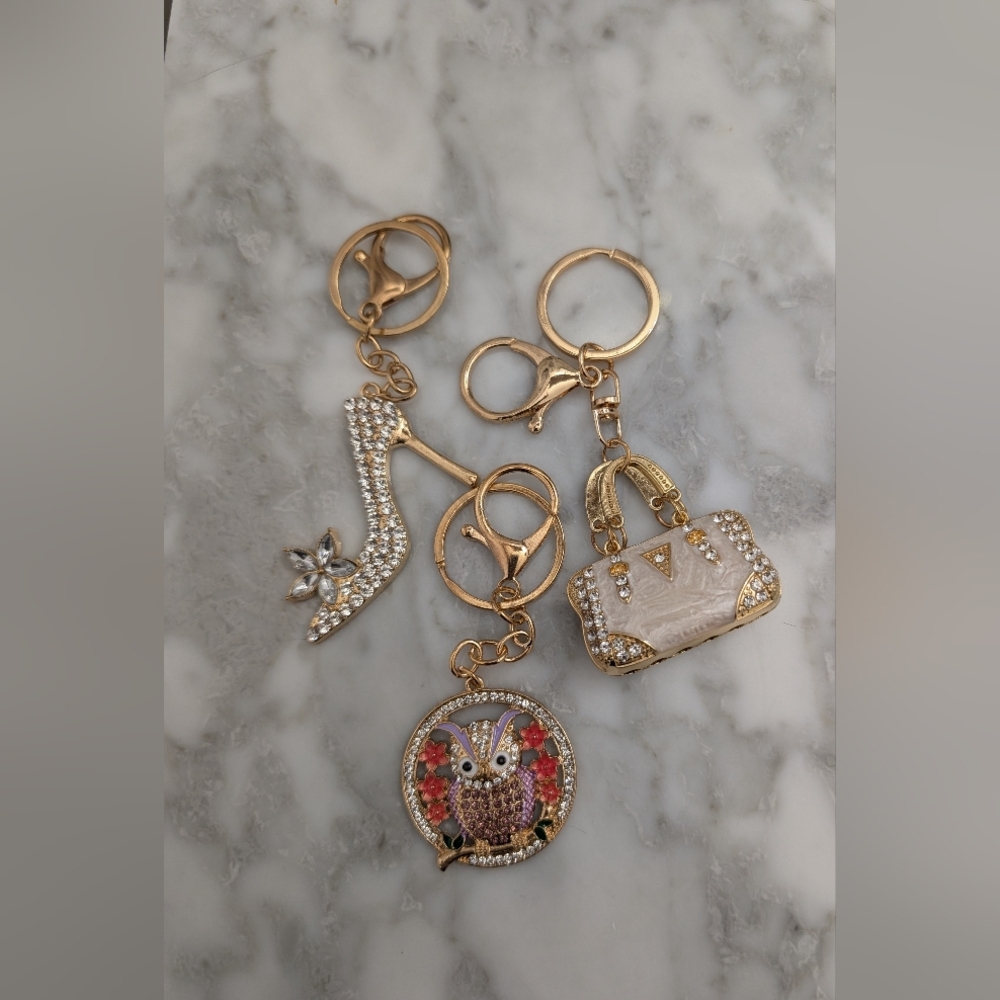 Three Nwot Unbranded Bag Charms